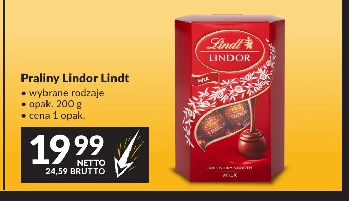 Praliny Lindor Lindt promocja w Makro