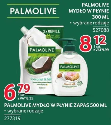 Mydło w płynie zapas Palmolive 500 ml wybrane rodzaje promocja w Selgros