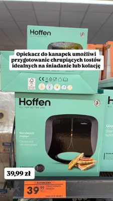 Opiekacz do kanapek Hoffen promocja w Biedronka