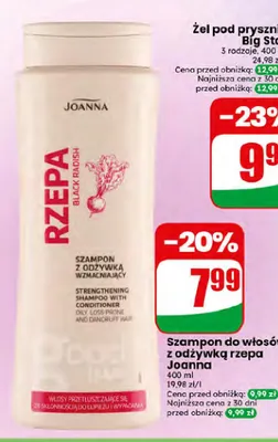 Szampon do włosów Joanna Rzepa promocja w Dino
