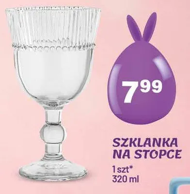 Szklanka na stopce promocja w Arhelan