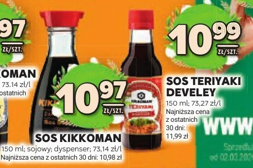 Sos Kikkoman promocja w Stokrotka