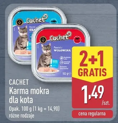 Karma mokra dla kota promocja w Aldi