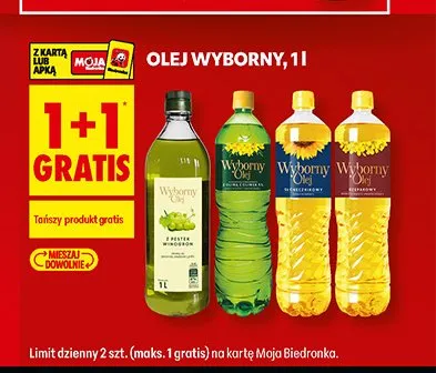 Olej Wyborny rzepakowy promocja w Biedronka