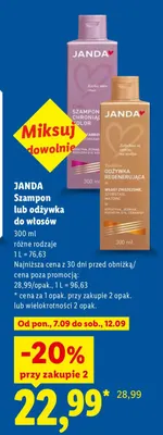Szampon do włosów Janda promocja w Lidl
