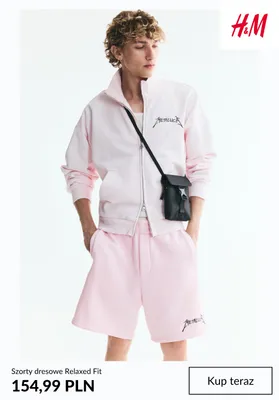 Szorty dresowe Relaxed Fit H&M promocja w H&M