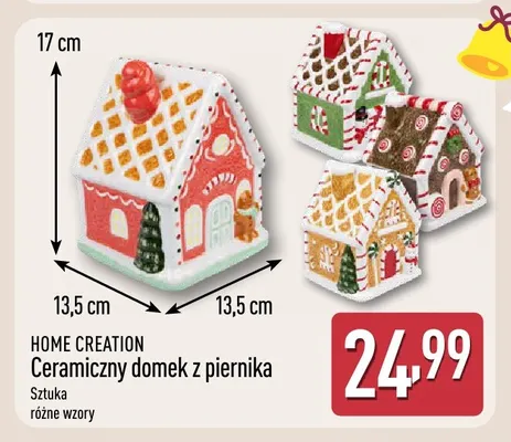 Ceramiczny domek z piernika Home Creation promocja w Aldi