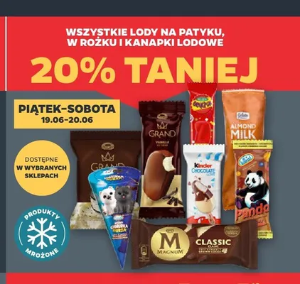 Lody Panda promocja w Netto