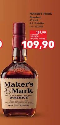 Bourbon Maker's Mark promocja w Kaufland