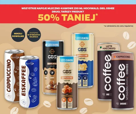 Napój mleczno-kawowy Cappuccino Hochwald promocja w Netto