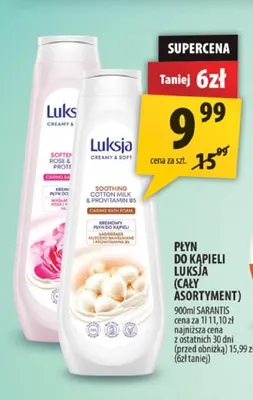 Płyn do kąpieli Luksja promocja w Arhelan
