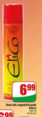 Gaz do zapalniczek Elico promocja w Dino