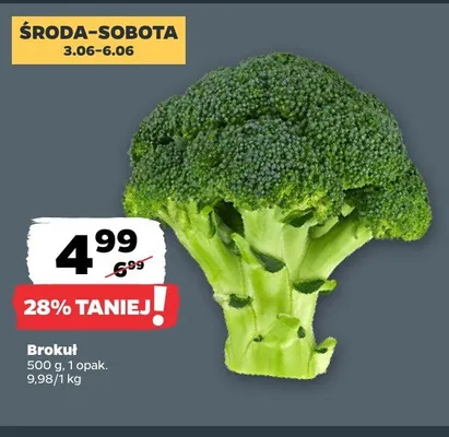 Brokuł promocja w Netto