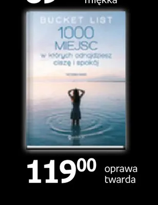 Książka Bucket List 1000 miejsc oprawa twarda promocja w Empik