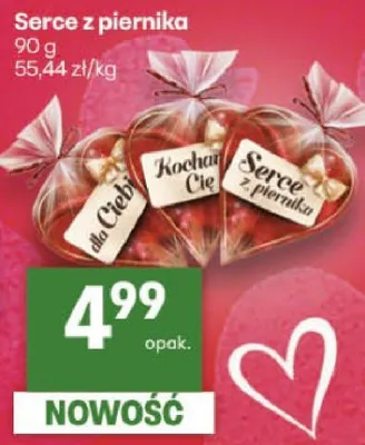 Serce z piernika promocja w Delikatesy Centrum