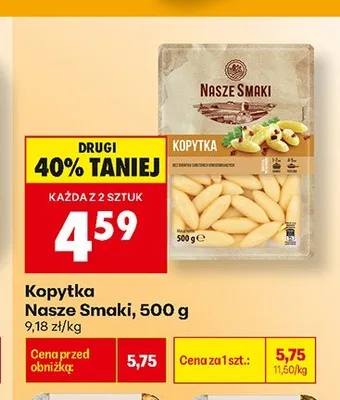 Kopytka Nasze Smaki promocja w Biedronka