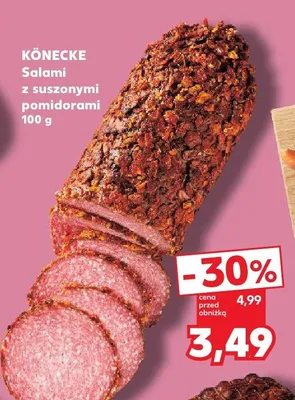 Salami z suszonymi pomidorami promocja w Kaufland