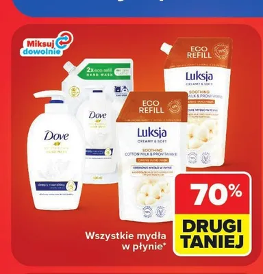 Mydła w płynie promocja w Carrefour Market