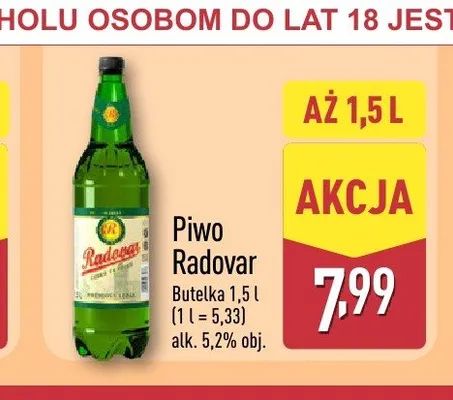 Piwo Radovar promocja w Aldi