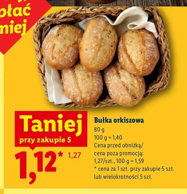 Bułka orkiszowa promocja w Lidl