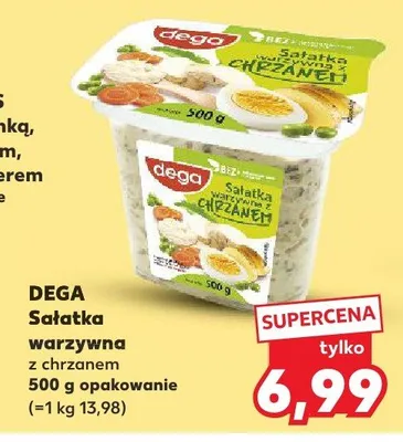 Sałatka warzywna z chrzanem promocja w Kaufland