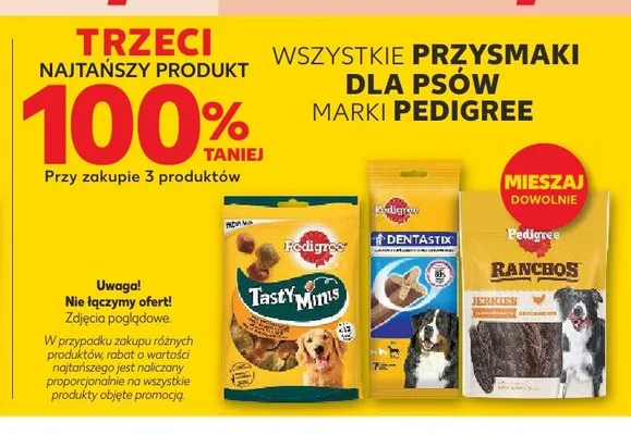 Przysmak dla psów Pedigree Ranchos promocja w Kaufland