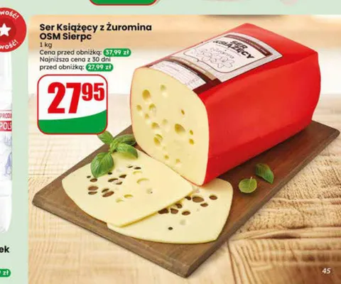 Ser Książęcy z Żuromina OSM Sierpc promocja w Dino