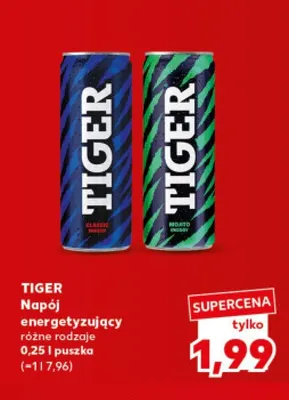 Napój energetyzujący Mojito Tiger promocja w Kaufland