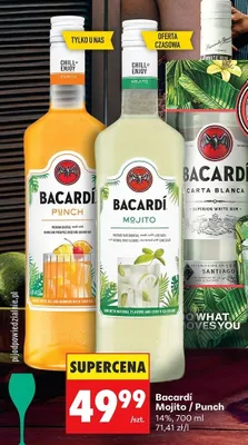 Rum Bacardi Punch promocja w Biedronka