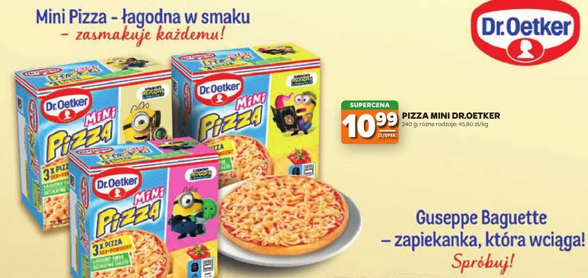 Pizza Mini Dr.Oetker Szynka promocja w Stokrotka