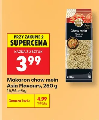 Makaron chow mein Asia Flavours promocja w Biedronka