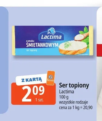 Ser topiony Lactima promocja w Leclerc