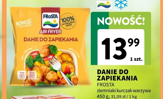 Danie do zapiekania ziemniaki kurczak warzywa Frosta promocja w Intermarche