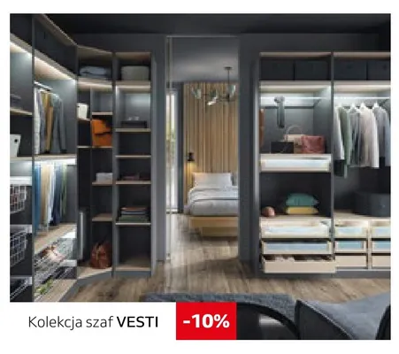 Kolekcja szaf Vesti promocja w Komfort