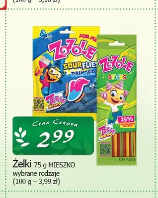 Żelki Zozole Mieszko promocja w CEZAR Delikatesy