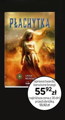 Książka Płachytka oprawa twarda barwione brzegi promocja w Empik