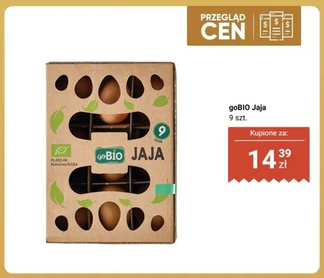Jajka goBIO promocja w Biedronka