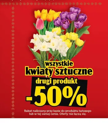 Kwiaty sztuczne promocja w TOPAZ