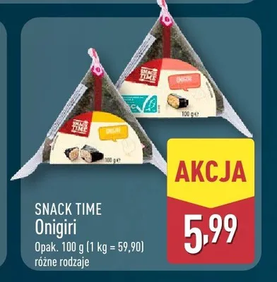 Onigiri Snack Time promocja w Aldi