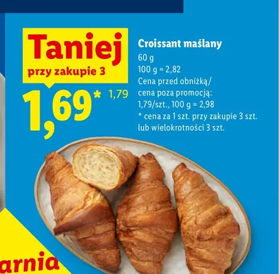 Croissant maślany Piekarnia Lidla promocja w Lidl