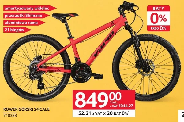 Rower górski 24 cale promocja w Selgros