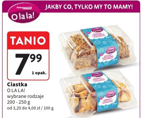 Ciastka promocja w Intermarche
