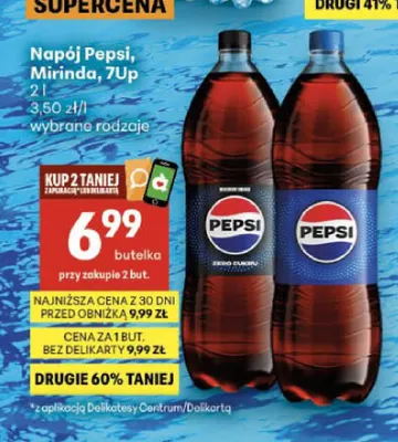 Napój gazowany Mirinda promocja w Delikatesy Centrum