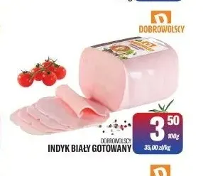Indyk biały gotowany Dobrowolscy promocja w Tomi Markt