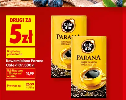 Kawa mielona Parana Cafe d'Or promocja w Biedronka