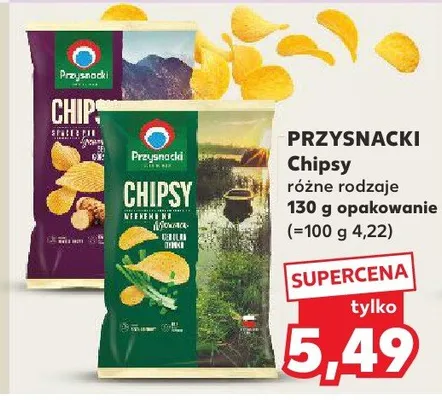 Chipsy różne rodzaje promocja w Kaufland