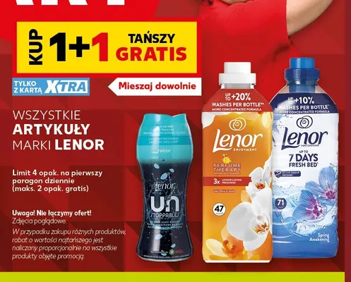 Perełki do prania Lenor Unstoppables Fresh promocja w Kaufland