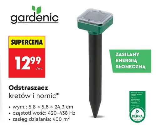 Odstraszacz kretów i nornic promocja w Biedronka