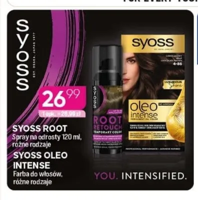 Syoss Root / Syoss Oleo Intense promocja w Drogerie Koliber