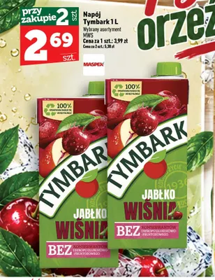 Napój Tymbark promocja w TOPAZ